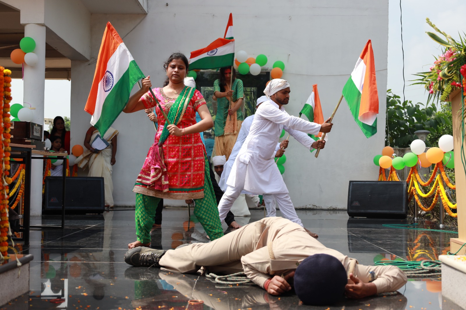 77th Independence Day Celebrated in MGCU with eye-catchy colorful cultural programs