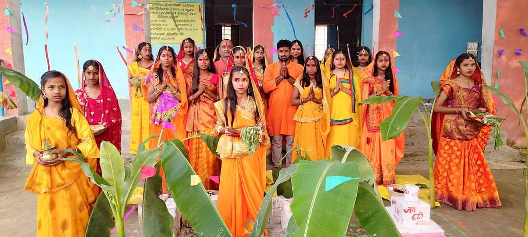 लोक आस्था के महापर्व छठ पूजा पर बच्चों का अद्भुत प्रदर्शन, संस्कृति और परंपरा का संगम
